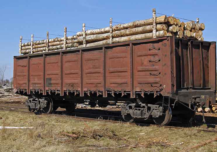 Перевозка ЛЕСА вагонами из Урени в Кропоткина