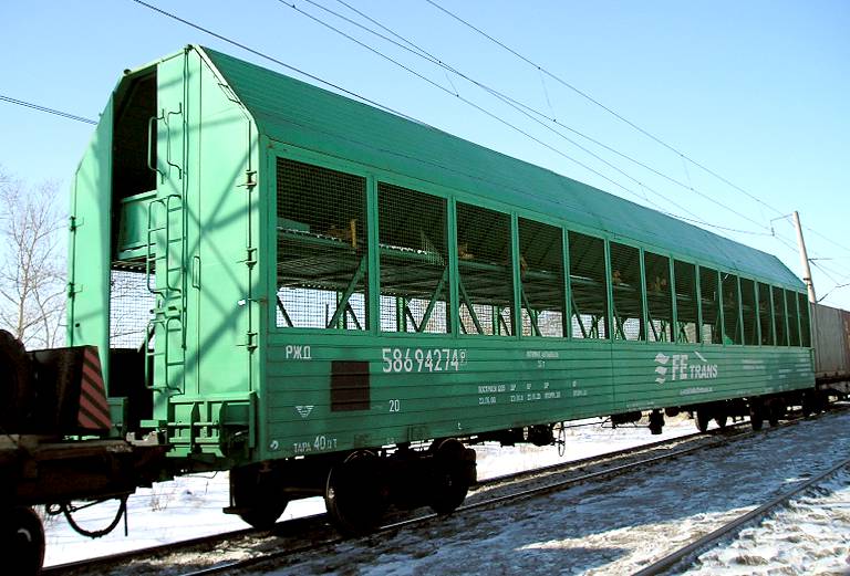 Железнодорожная отправка машины  из Нижнего Новгорода в Тюмень