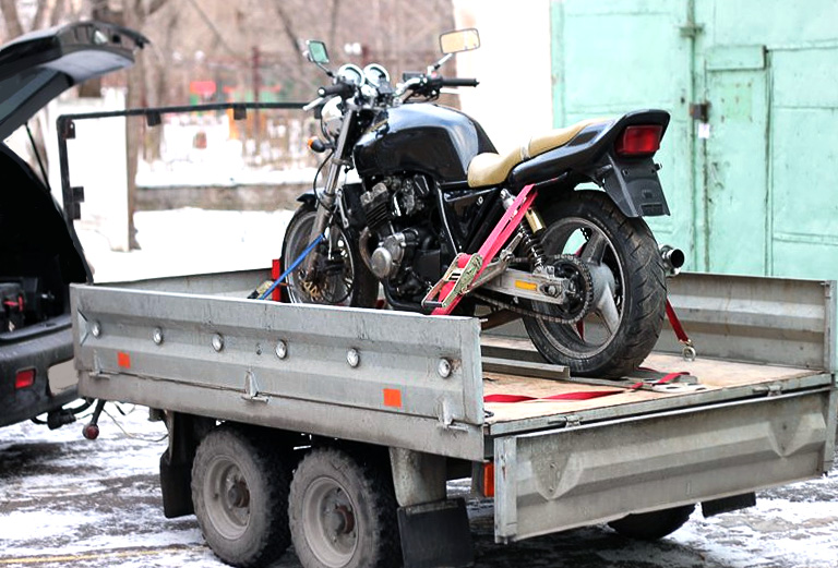 Мотоцикл из Москвы в Самару